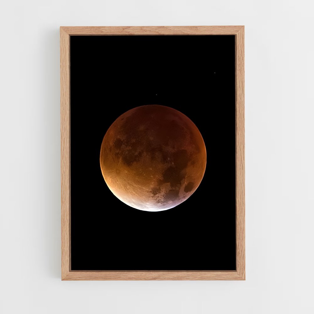 Poster sublime éclipse de lune – affiche Univers (vue 4)
